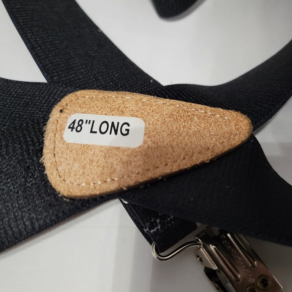 Men's Bold Musical Notes 48" Long 1.5" Adjustable Suspenders Made in USA - Picture 7 of 7